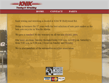 Tablet Screenshot of knikrecycling.com